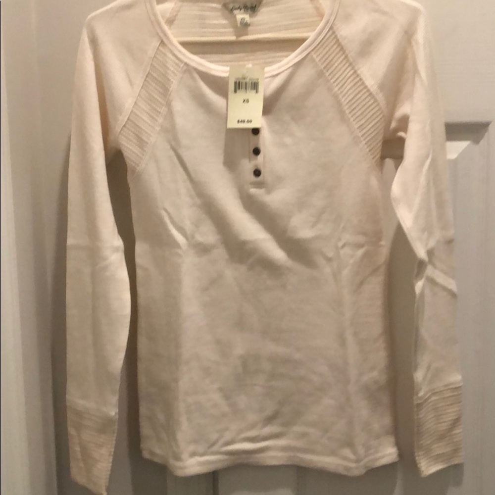 Lucky Brand Long Sleeve Henley Tee